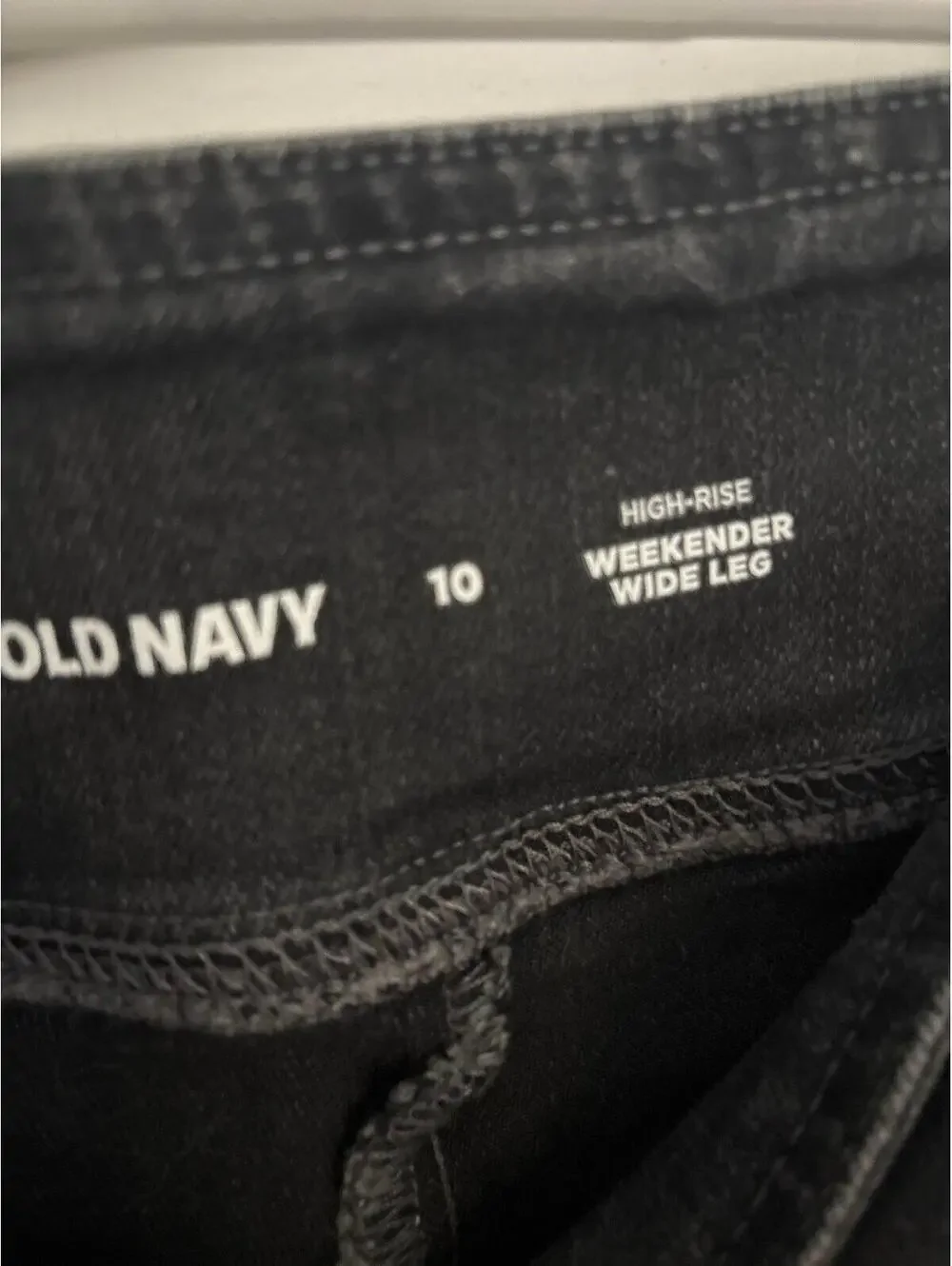 Old Navy High Rise Weekender Wide Leg Pull on Jeans size 10